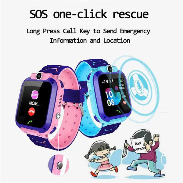 Kids' GPS Watch with Location Tracking and Call Functionality - Luna 8