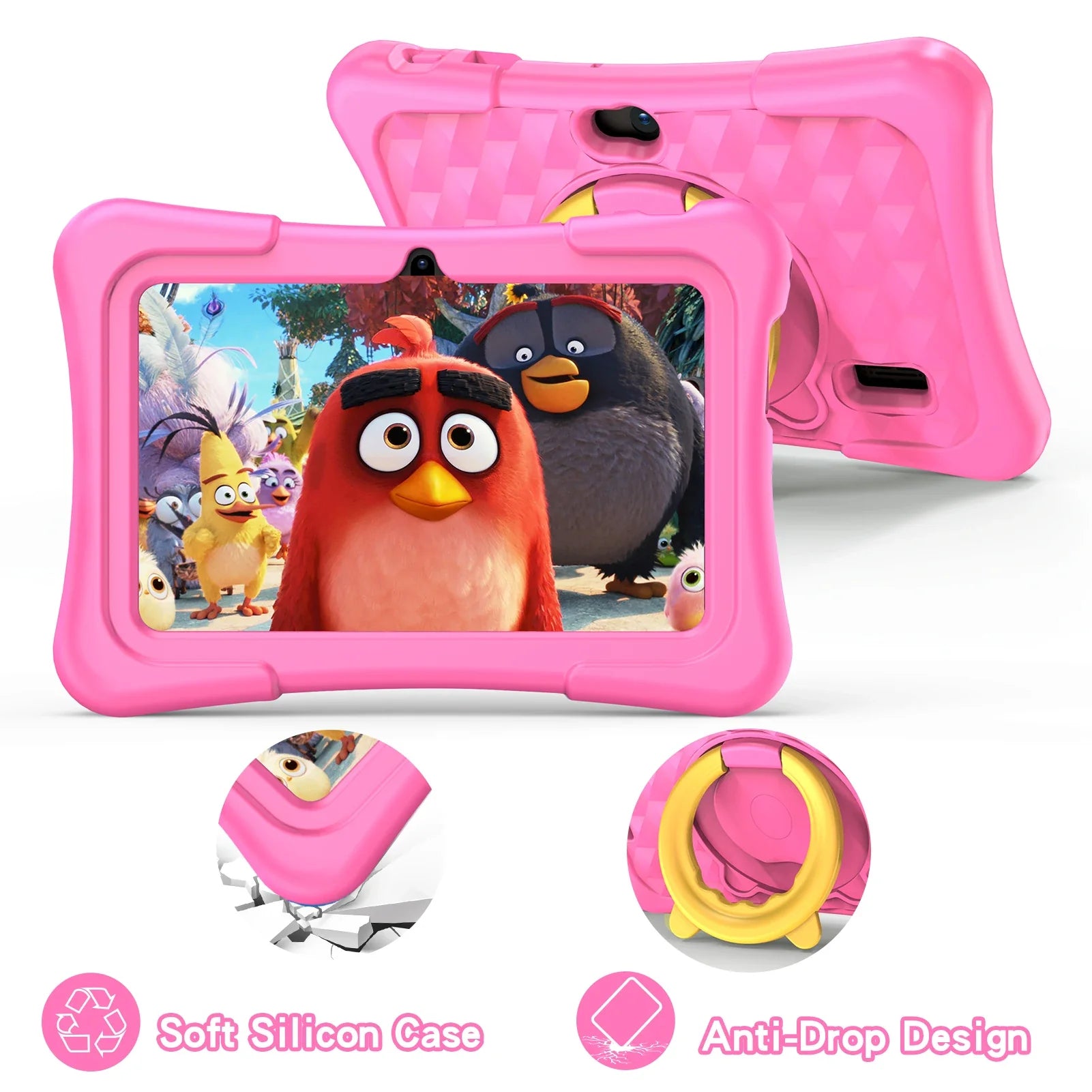 Tablette pour enfants – Écran HD, performance quadricœur et stockage extensible pour apprentissage et créativité