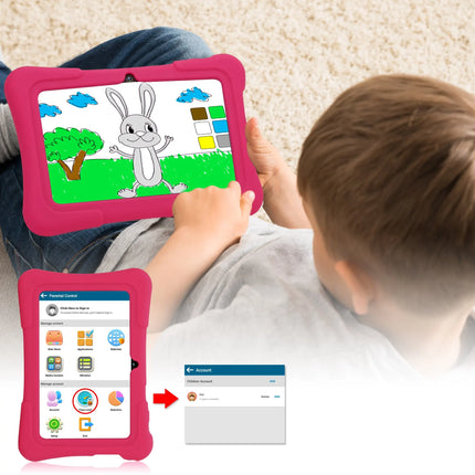 Kids Tablet – IPS HD Screen, Quad-Core Performance & Expandable Storage for Learning and Play