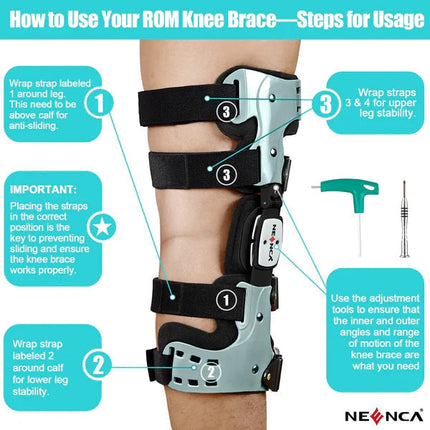 KneeCare Pro OA Unloader Brace Medial And Lateral Support 5