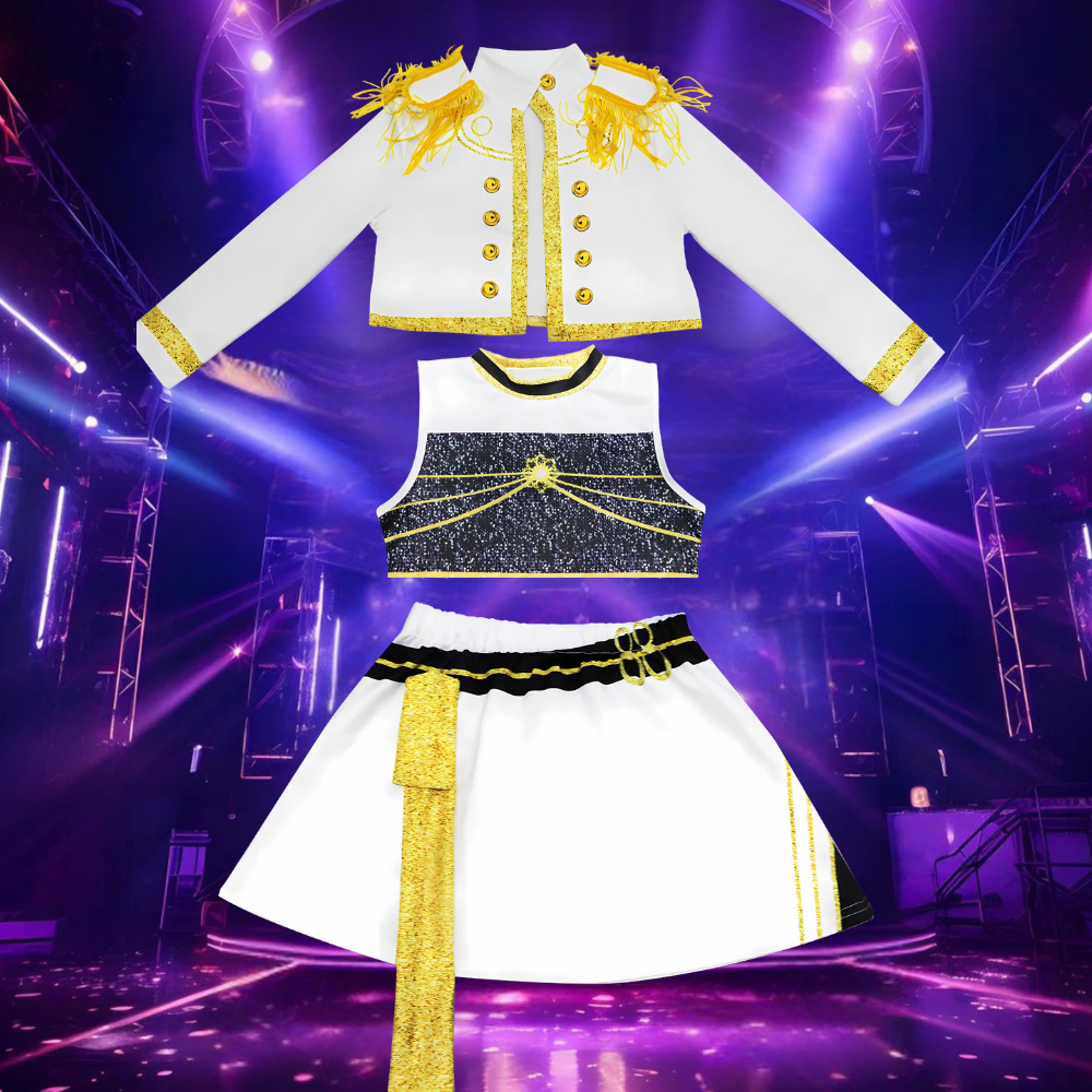 Kpop Hunter Halloween Kostuum Kinderen Outfit Set 2