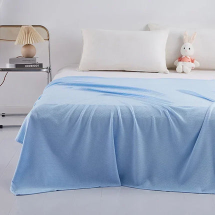 Kühlende Sommerdecke aus 100 % Bambusfaser, atmungsaktiv und leicht, ideal für warme Nächte 9