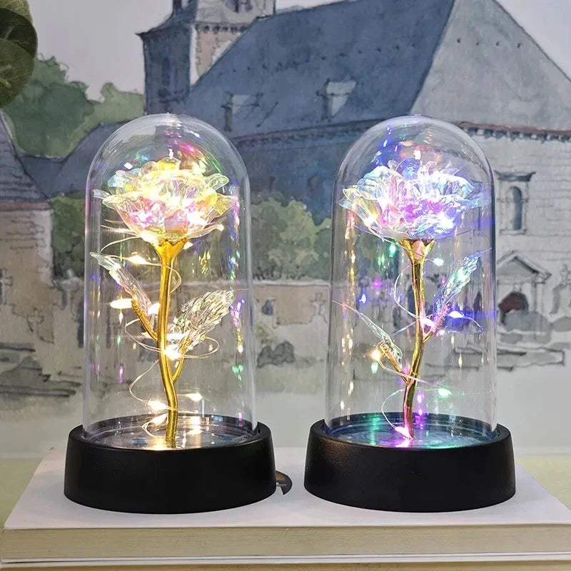 LED Rose Flower – Elegant Decorative Light with Long-Lasting Bloom & Soft Warm Glow