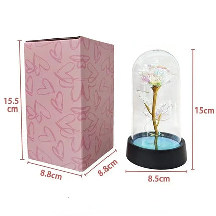 LED Rose Flower – Elegant Decorative Light with Long-Lasting Bloom & Soft Warm Glow