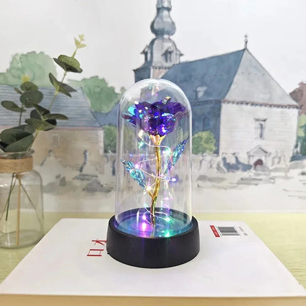 LED Rose Flower – Elegant Decorative Light with Long-Lasting Bloom & Soft Warm Glow