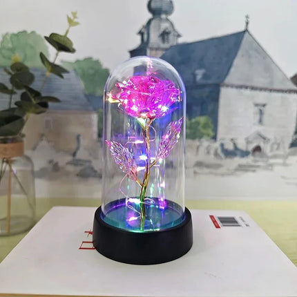 LED Rose Flower – Elegant Decorative Light with Long-Lasting Bloom & Soft Warm Glow