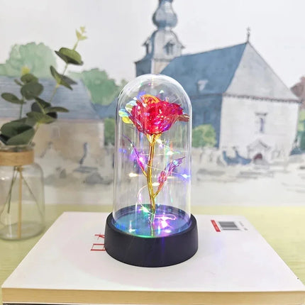 LED Rose Flower – Elegant Decorative Light with Long-Lasting Bloom & Soft Warm Glow