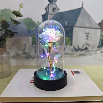 LED Rose Flower – Elegant Decorative Light with Long-Lasting Bloom & Soft Warm Glow