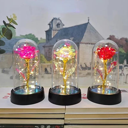 LED Rose Flower – Elegant Decorative Light with Long-Lasting Bloom & Soft Warm Glow