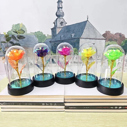 LED Rose Flower – Elegant Decorative Light with Long-Lasting Bloom & Soft Warm Glow