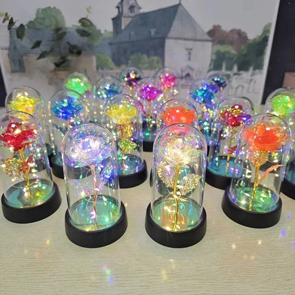 LED Rose Flower – Elegant Decorative Light with Long-Lasting Bloom & Soft Warm Glow