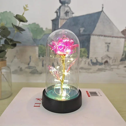 LED Rose Flower – Elegant Decorative Light with Long-Lasting Bloom & Soft Warm Glow