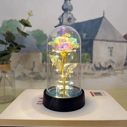 LED Rose Flower – Elegant Decorative Light with Long-Lasting Bloom & Soft Warm Glow