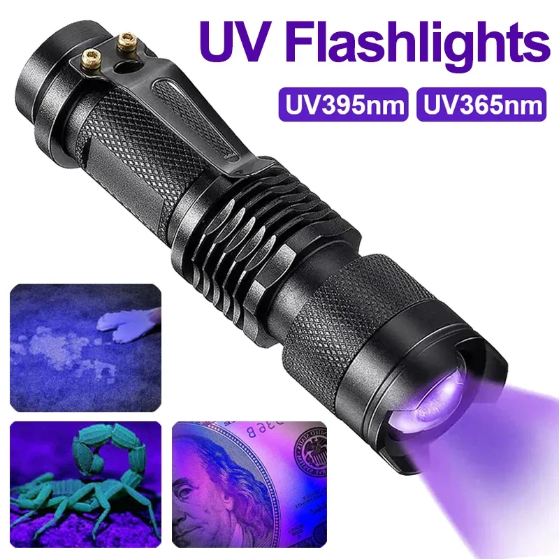 LED UV FLASHLIGHT - ULTRAVIOLET INSPECTION LAMP FOR PET URINE SPOTS AND STAIN DETECTION 1