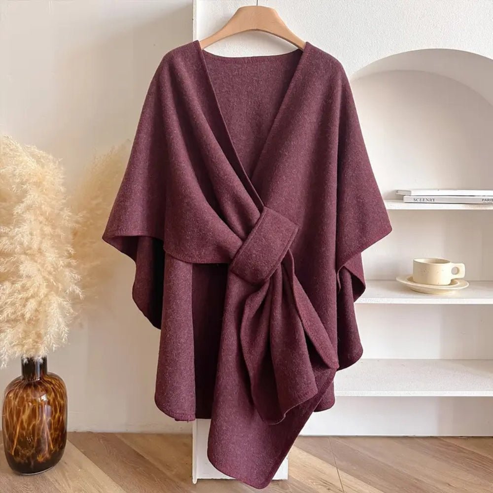 Women’s Wrap Poncho Cardigan – Soft Drape, Versatile Styling & Cozy Layering