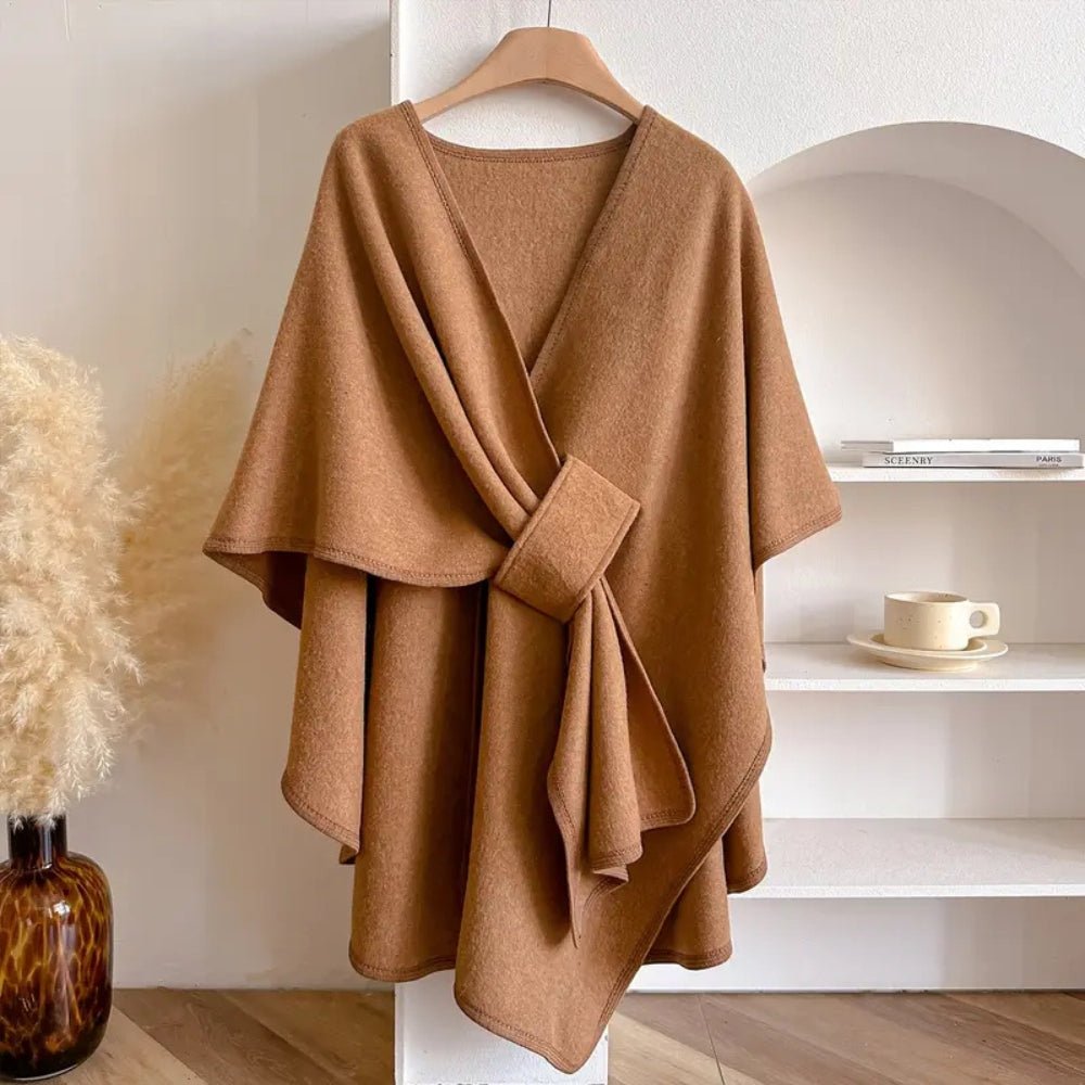Women’s Wrap Poncho Cardigan – Soft Drape, Versatile Styling & Cozy Layering