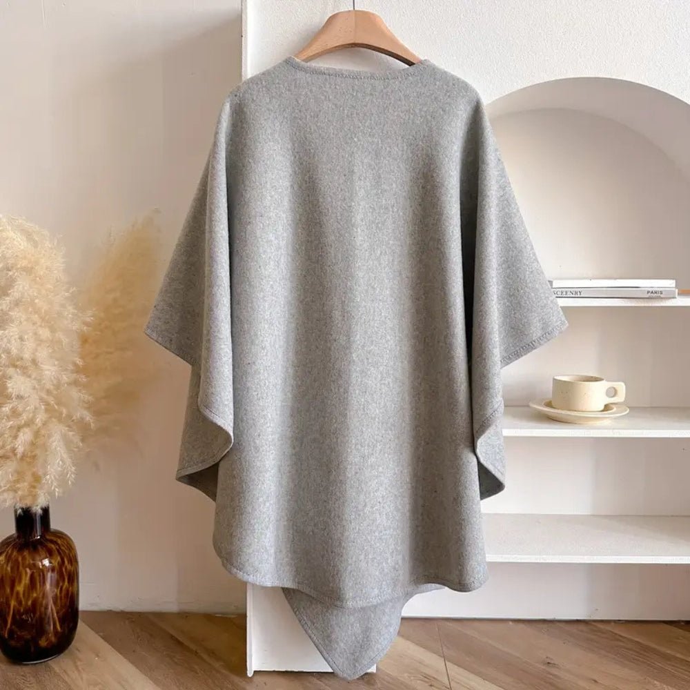 Women’s Wrap Poncho Cardigan – Soft Drape, Versatile Styling & Cozy Layering