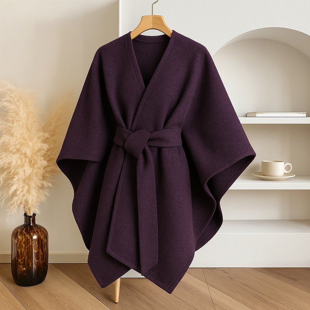 Women’s Wrap Poncho Cardigan – Soft Drape, Versatile Styling & Cozy Layering