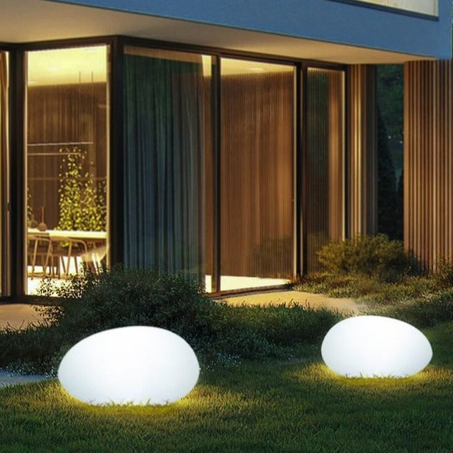 LumiStone – Udendørs Havelampe med varmt LED-lys og Vejrbestandigt Design