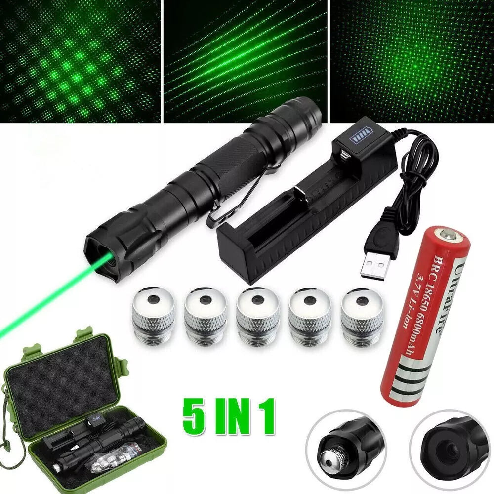 Laser Pointer Long Range Rechargeable Green Precision Tool 4