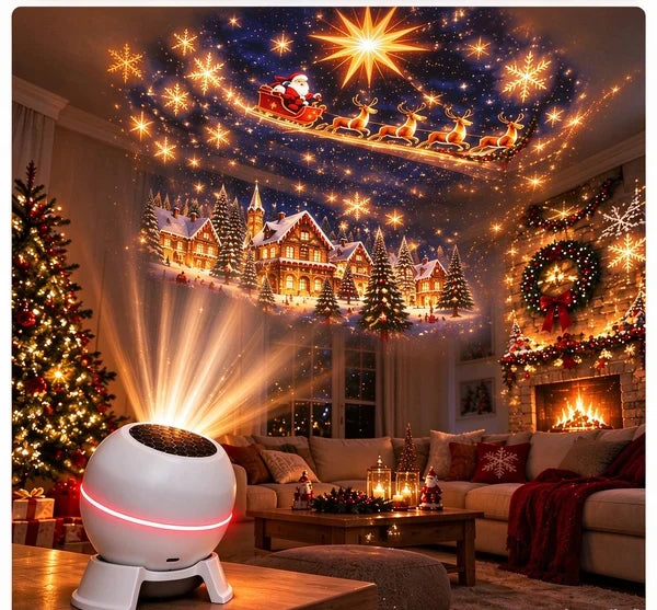 ⏳ Last day to save 49% –🎄🎅 Christmas Magic Projection Light – Bring Holiday Scenes to Life 4