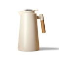 Thermal Carafe – Double-Wall Insulation, Lid Temperature Display & Wooden Handle