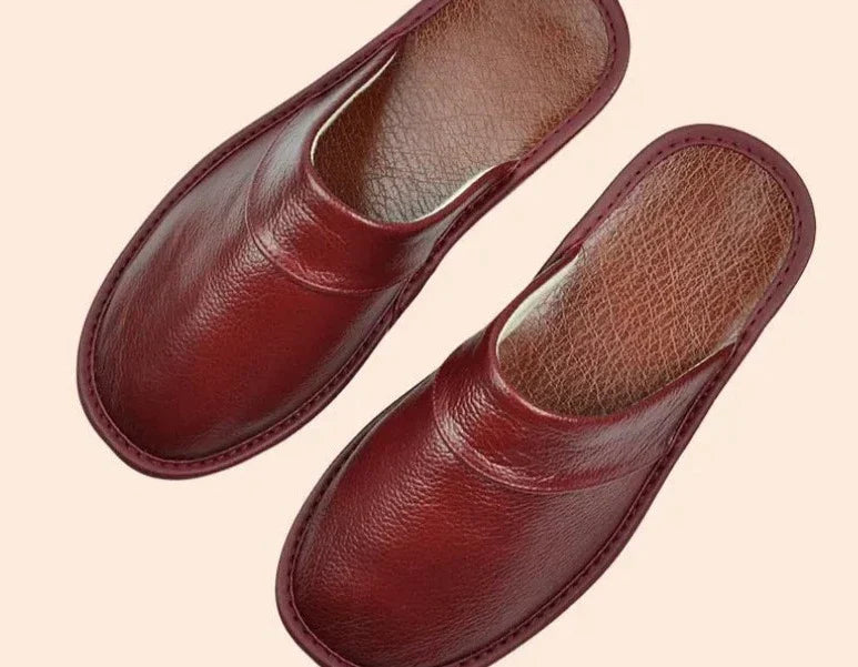 Leather Men's Slippers - Lucas 0