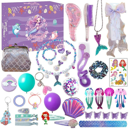 Advent Calendar for Kids – 24 Surprises with Jewelry & Hair Accessories