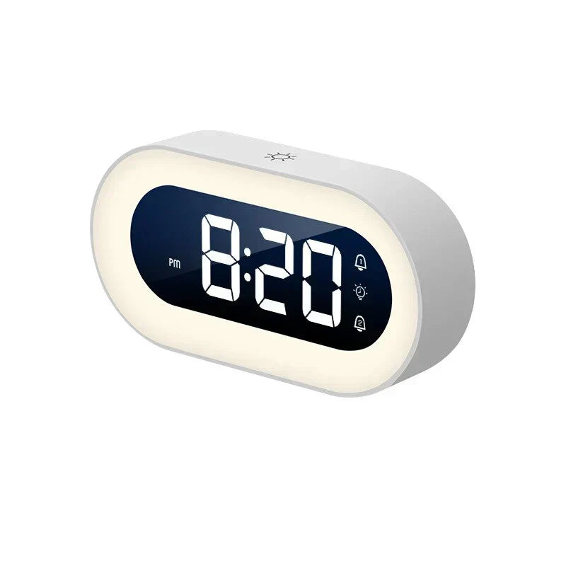 Alarm clock with night light
