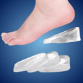 LiftComfort Silicone Gel Heel Lifting Inserts | Height Increase - Pain Relief for Plantar Fasciitis - Shock Absorption - Better Posture Niki 0