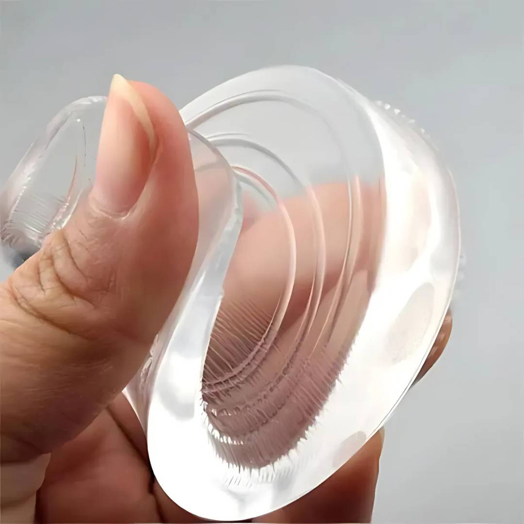 LiftComfort Silicone Gel Heel Lifting Inserts | Height Increase - Pain Relief for Plantar Fasciitis - Shock Absorption - Better Posture Niki 3