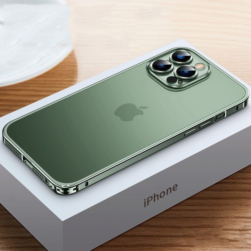 Lightweight Aluminum iPhone Case with Camera Protection for iPhone 11, 13, 14 Pro 5