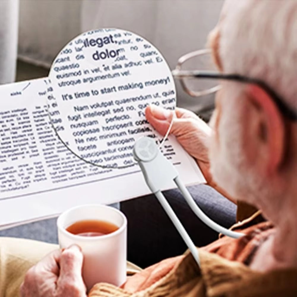 Lumi – Leesapparaat voor senioren met 5x vergroting voor scherp zicht en optimaal comfort. 8
