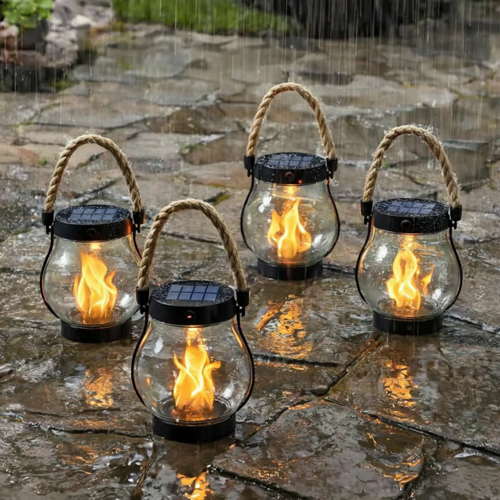 Lumora™ - Solar Lantern with Realistic Flame Effect 3