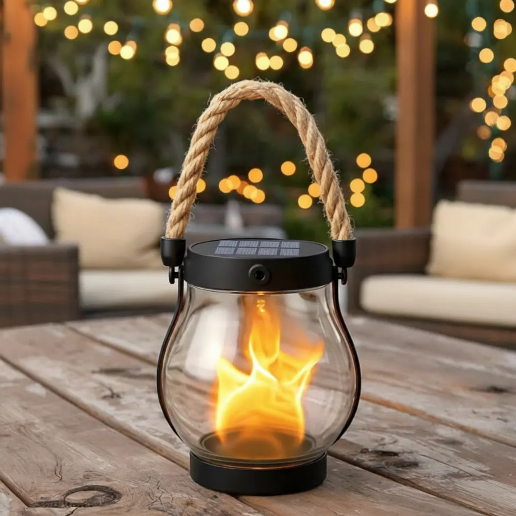 Lumora™ - Solar Lantern with Realistic Flame Effect 6