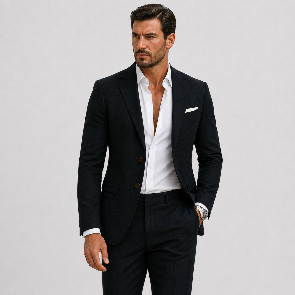 Lunelle | Heren Linnen Pak Slim-Fit Zomerse Elegantie 8