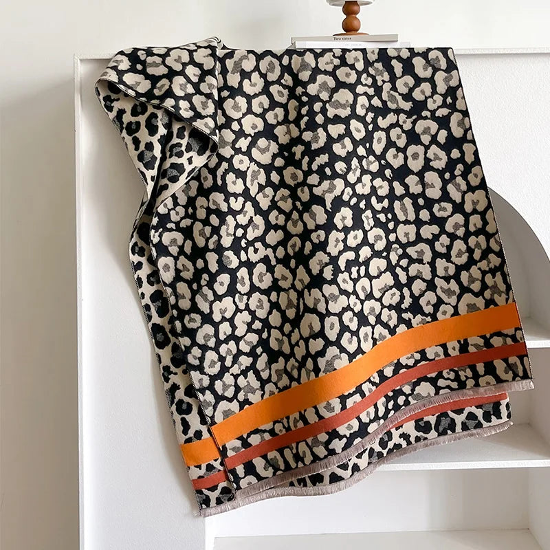 Luxe Dubbelzijdige Kasjmiermix Sjaal voor Dames – Warm & Stijlvol voor de Winter 2