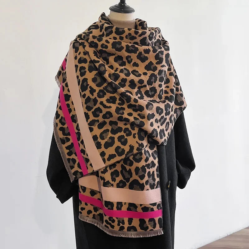 Luxe Dubbelzijdige Kasjmiermix Sjaal voor Dames – Warm & Stijlvol voor de Winter 3