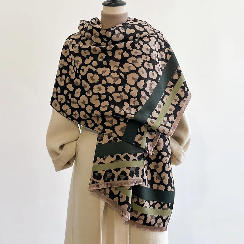 Luxe Dubbelzijdige Kasjmiermix Sjaal voor Dames – Warm & Stijlvol voor de Winter 4