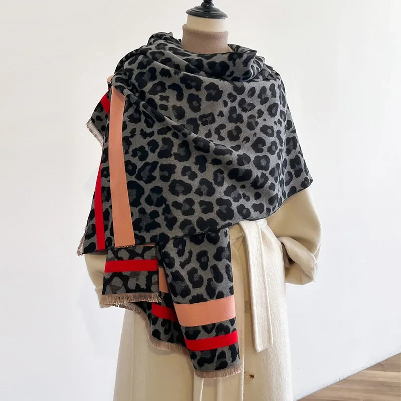 Luxe Dubbelzijdige Kasjmiermix Sjaal voor Dames – Warm & Stijlvol voor de Winter 5