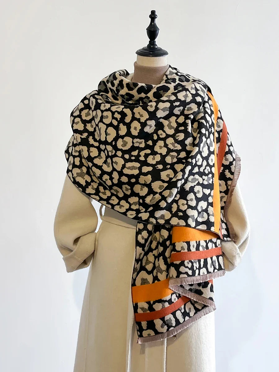 Luxe Dubbelzijdige Kasjmiermix Sjaal voor Dames – Warm & Stijlvol voor de Winter 6