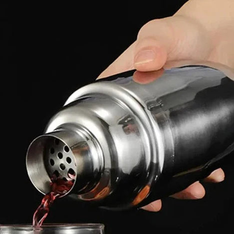Set de 10 Pièces Shaker à Cocktails en Acier Inoxydable – Outils de Bar Professionnels pour Usage Domestique