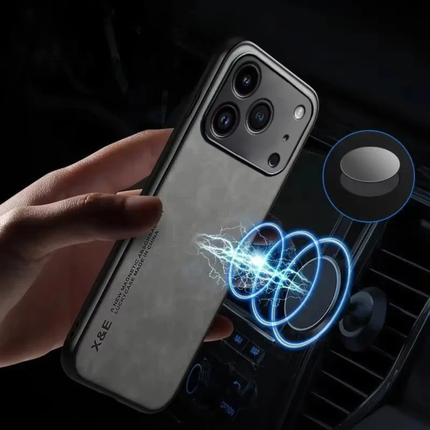 Luxury Suede iPhone 17 Case - MagSafe Compatible, Shock-Absorbent Protection 3