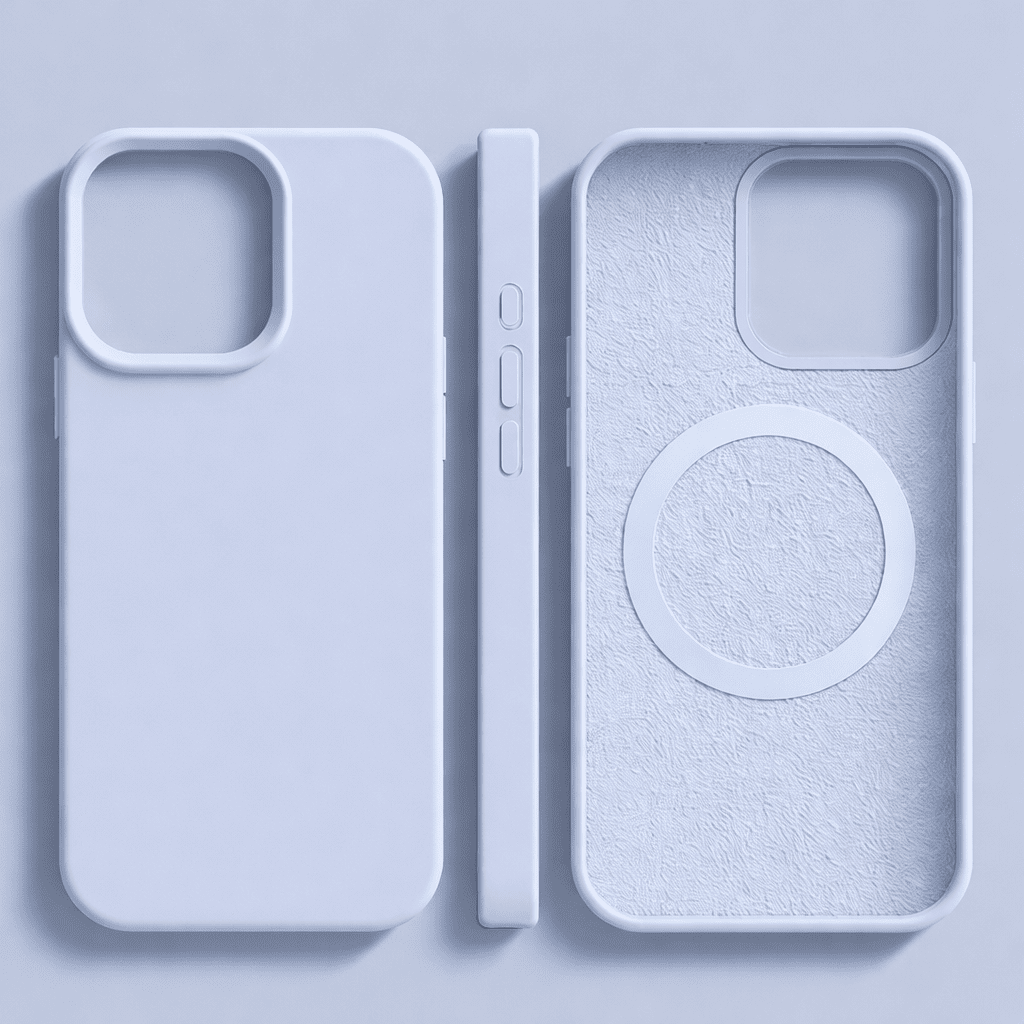 MAGNESOFT LUXE – Magnetic silicone case with soft-touch surface for iPhone 10