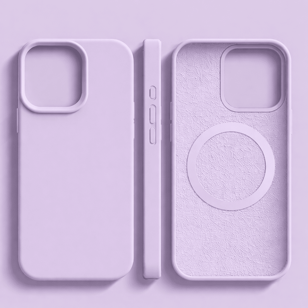 MAGNESOFT LUXE – Magnetic silicone case with soft-touch surface for iPhone 12