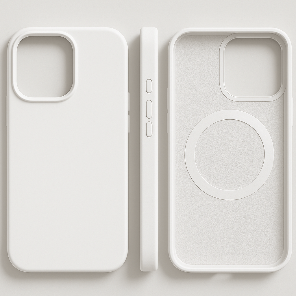 MAGNESOFT LUXE – Magnetic silicone case with soft-touch surface for iPhone 13