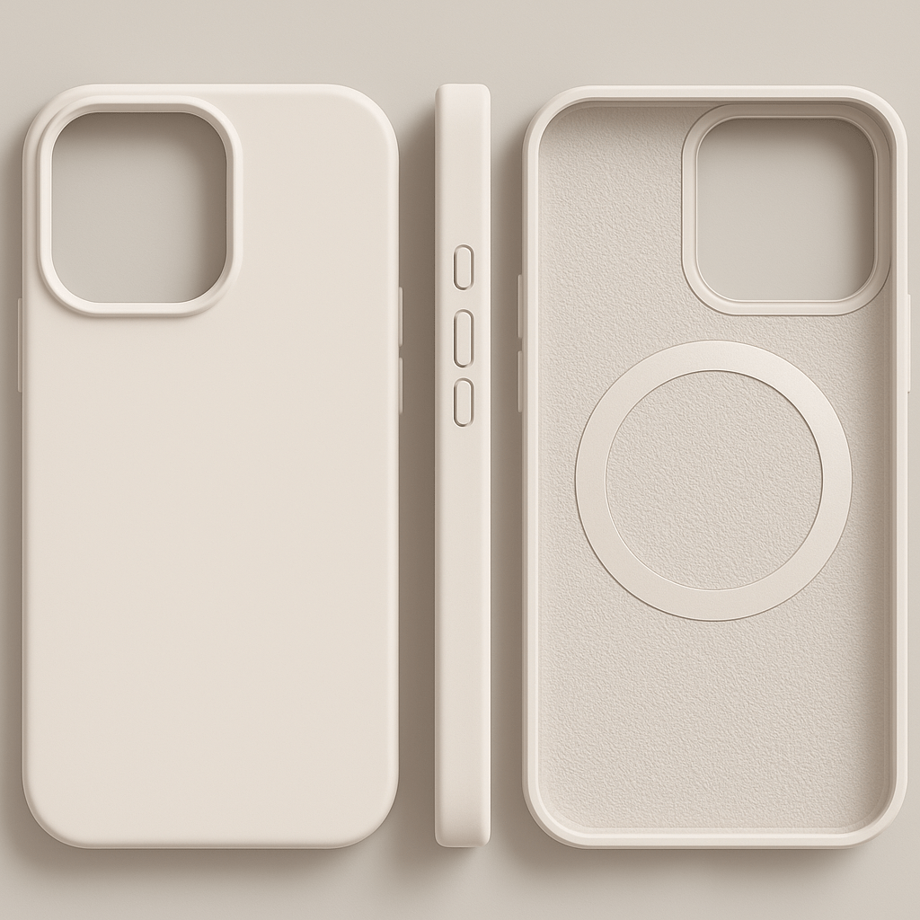 MAGNESOFT LUXE – Magnetic silicone case with soft-touch surface for iPhone 9