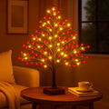 Holly Berry Tabletop Tree Lamp – Berry-Covered Branches with Warm Fairy Lights