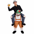 Mannen's Grappige Rijd Kostuum voor Halloween | Pluche Oktoberfest Stijl 0