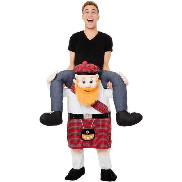 Mannen's Grappige Rijd Kostuum voor Halloween | Pluche Oktoberfest Stijl 1